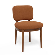 Hawsaiy Wooden Dining Chairs Set of 2/4/6, Boucle Upholstered Dining Room Chairs with Solid Wood Legs, Mid Century Modern Kitchen Chairs, Farmhouse Side Chairs with Back for Dining Room