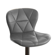 Hawsaiy Modern Adjustable Faux Leather Bar Stool with Back for Kitchen Island Set of 2/4